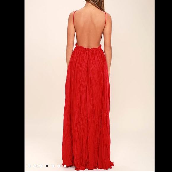 COPY - Lulus Snowy Meadow Crocheted Maxi Dress - Picture 3 of 12